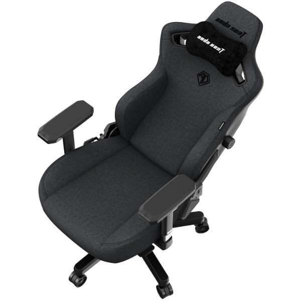 Фото - Крісло для геймерів Anda Seat Kaiser 3 Size XL Dark Gray Linen Fabric (AD12YDC-XL-01-GB-CF)