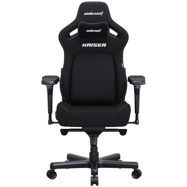 Фото - Крісло для геймерів Anda Seat Kaiser 4 Size L Black Linen Fabric (AD12YDDC-L-20-B-CF)