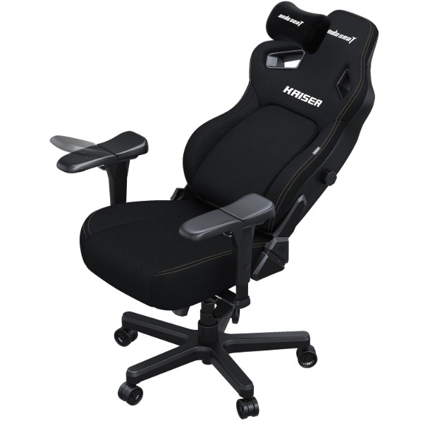 Фото - Крісло для геймерів Anda Seat Kaiser 4 Size L Black Linen Fabric (AD12YDDC-L-20-B-CF)