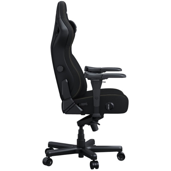 Фото - Крісло для геймерів Anda Seat Kaiser 4 Size L Black Linen Fabric (AD12YDDC-L-20-B-CF)