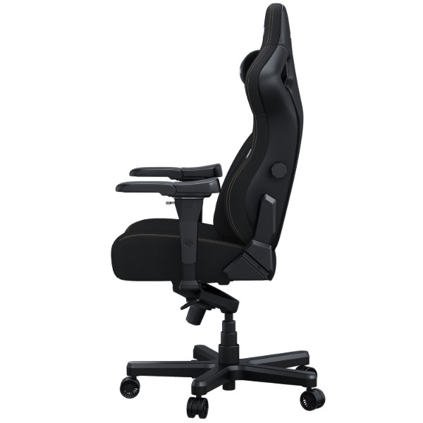 Фото - Крісло для геймерів Anda Seat Kaiser 4 Size L Black Linen Fabric (AD12YDDC-L-20-B-CF)