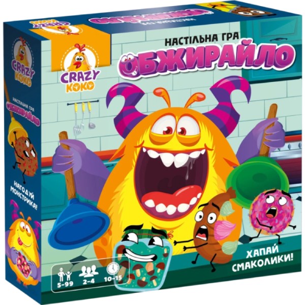 Фото - Настільна гра (5-7 років) Vladi Toys Обжирайло (VT8055-41)