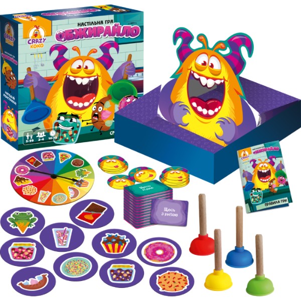 Фото - Настільна гра (5-7 років) Vladi Toys Обжирайло (VT8055-41)