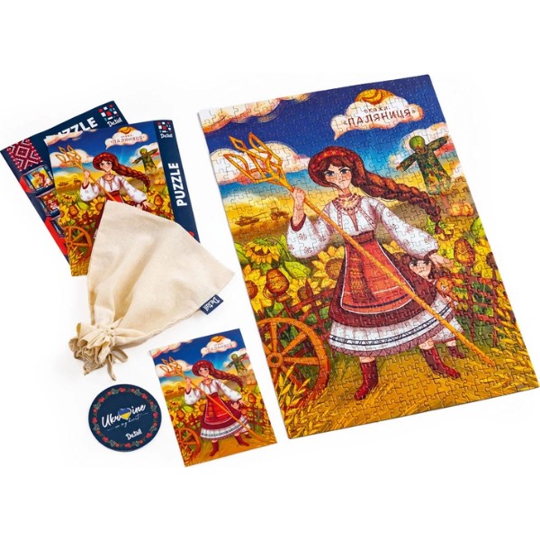 Фото - Пазли (8 +) De.tail «Ukrainian girl  with the trident» (DT500-08)
