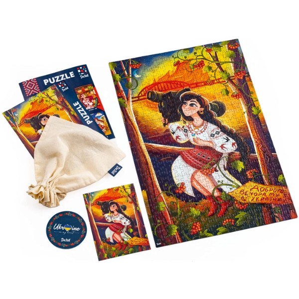 Фото - Пазли (8 +) De.tail «Ukrainian girl with the javelin» (DT500-07)