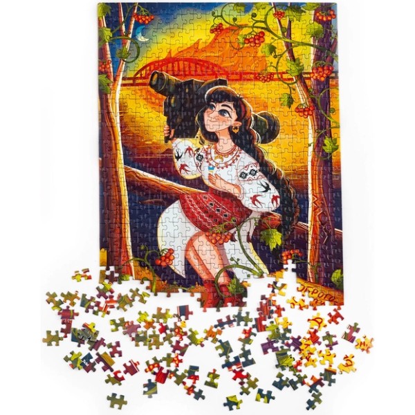 Фото - Пазли (8 +) De.tail «Ukrainian girl with the javelin» (DT500-07)