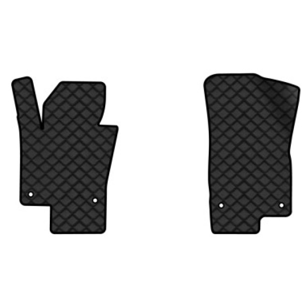 Фото - Коврики из экокожи в салон авто передние EVAtech для Passat (B6) (with armrest) Volkswagen 2005-2010 6 поколение Combi EU VW3263AA2AV4BBB