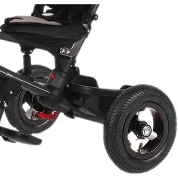 Фото - Триколісний велосипед Qplay Rito Rubber Grey (S380-2GreyRubber)