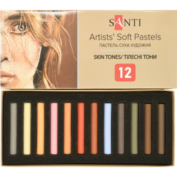 Фото - Пастель Santi Skin Tones 12 кол. (353697)