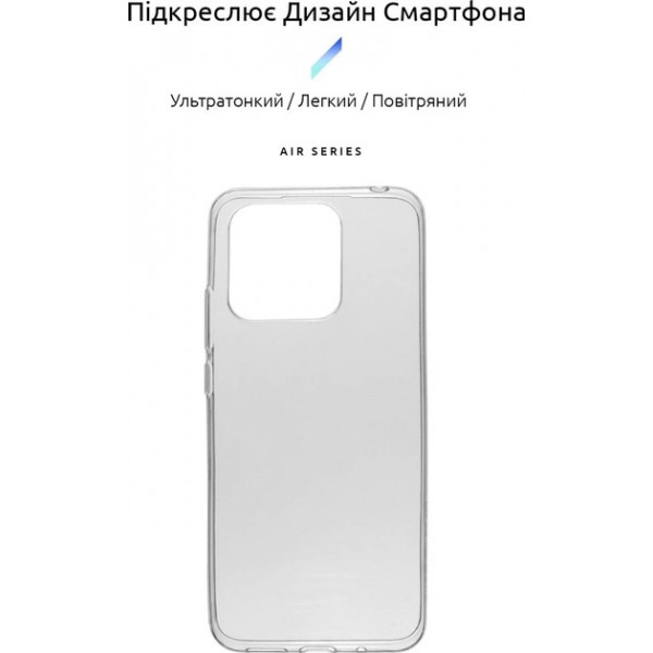Фото - Чохол для смартфону Armorstandart Air Series for Xiaomi Redmi 10C Transparent (ARM61300)