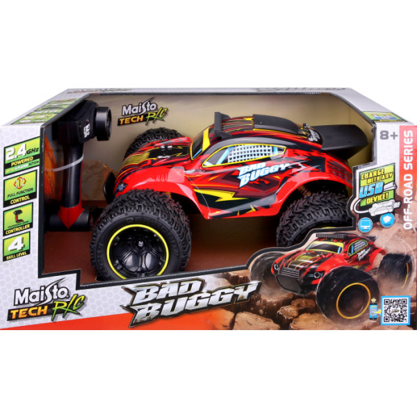 Фото - Радіокерований автотранспорт Maisto Tech Bad Buggy (81464 red)