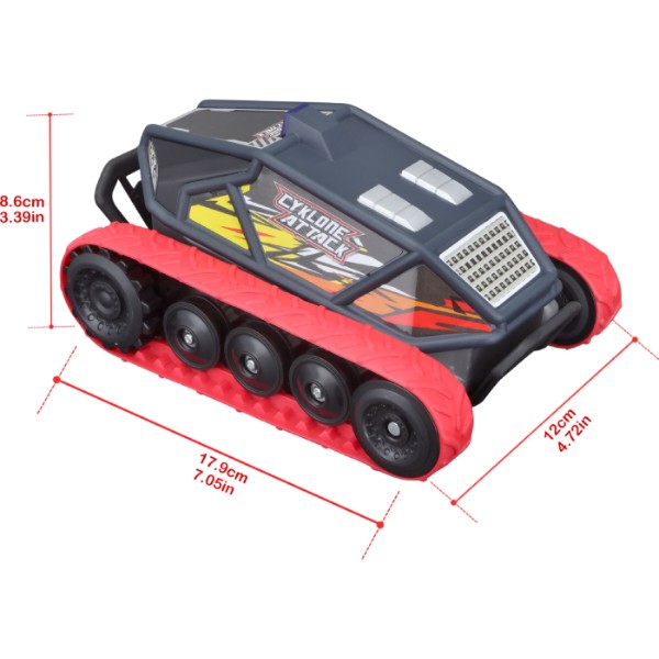 Фото - Радиоуправляемая машинкаMaisto Tech Cyklone Attack (82755 grey/red)