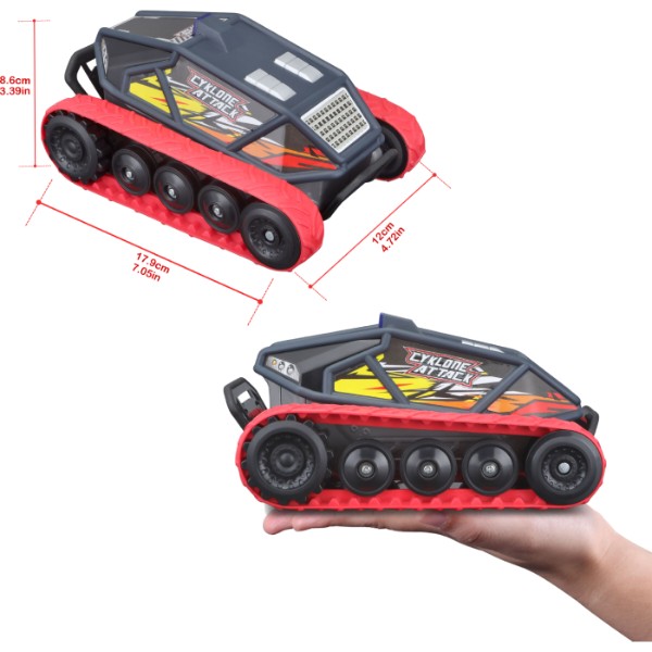 Фото - Радиоуправляемая машинкаMaisto Tech Cyklone Attack (82755 grey/red)