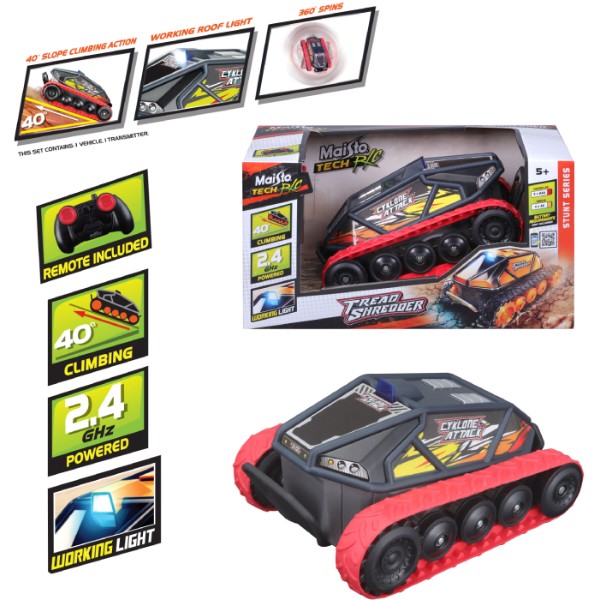 Фото - Радиоуправляемая машинкаMaisto Tech Cyklone Attack (82755 grey/red)