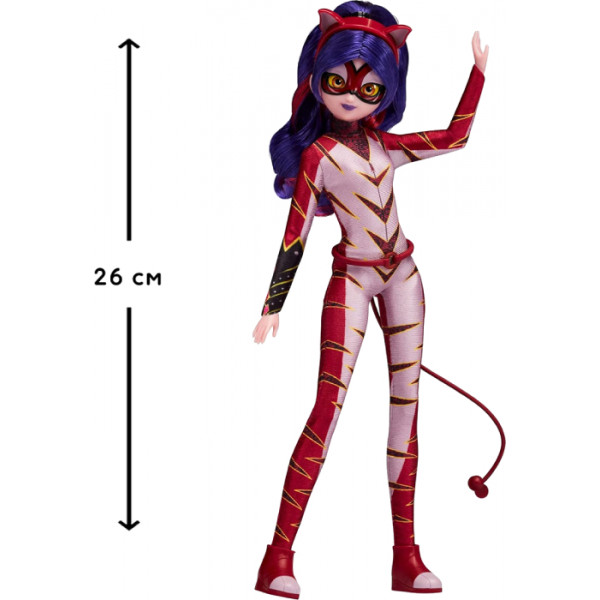 Фото - Колекційна фігурка Miraculous ЛЕДІ БАГ І СУПЕР-КІТ - ПУРПУРОВА ТИГРИЦЯ (з аксесуарами) (50023)