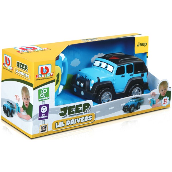 Фото - Базовий ігровий транспорт для малюка Bb Junior на і/Ч керуванні Jeep Wrangler Unlimited (16-82301)