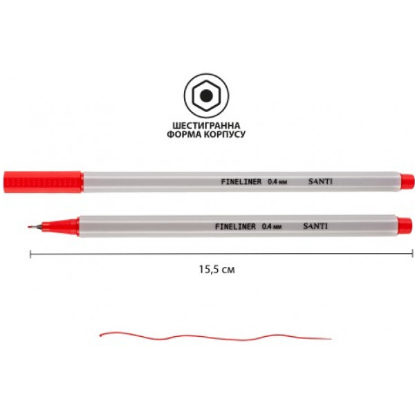 Фото - Фломастери Santi 18 кольорів (390993)