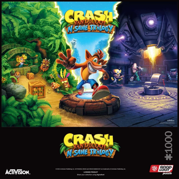 Фото - Пазлы (8+) Good Loot Crash Bandicoot N Sane Trilogy 1000 эл. (5908305247920)