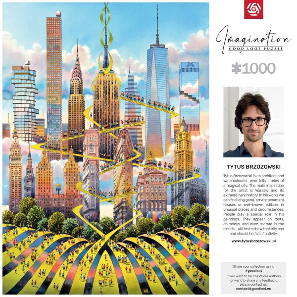 Фото - Пазли (8 +) Good Loot Imagination: Tytus Brzozowski New York 1000 ел. (5908305247999)