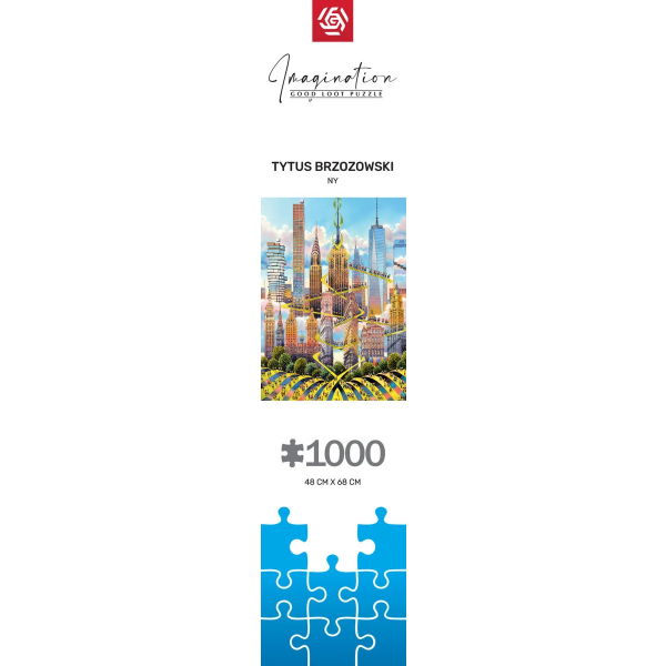 Фото - Пазли (8 +) Good Loot Imagination: Tytus Brzozowski New York 1000 ел. (5908305247999)