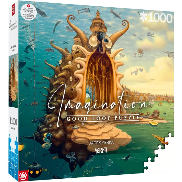 Фото - Пазлы (8+) Good Loot Imagination: Jacek Yerka Harbor 1000 эл. (5908305249351)