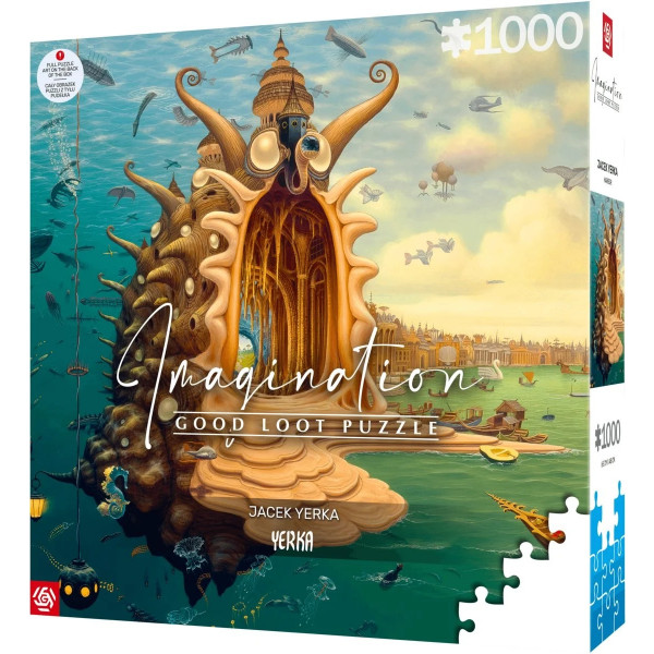 Фото - Пазлы (8+) Good Loot Imagination: Jacek Yerka Harbor 1000 эл. (5908305249351)