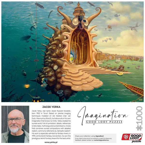 Фото - Пазлы (8+) Good Loot Imagination: Jacek Yerka Harbor 1000 эл. (5908305249351)