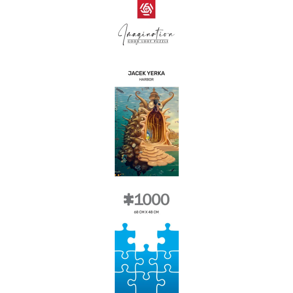 Фото - Пазлы (8+) Good Loot Imagination: Jacek Yerka Harbor 1000 эл. (5908305249351)