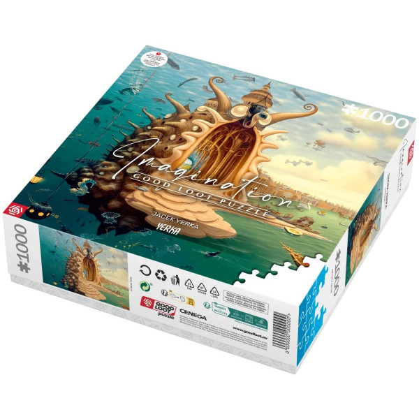 Фото - Пазлы (8+) Good Loot Imagination: Jacek Yerka Harbor 1000 эл. (5908305249351)