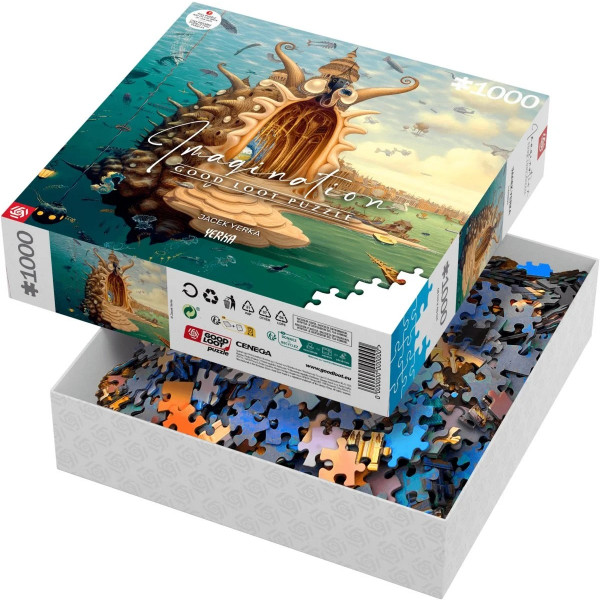 Фото - Пазлы (8+) Good Loot Imagination: Jacek Yerka Harbor 1000 эл. (5908305249351)