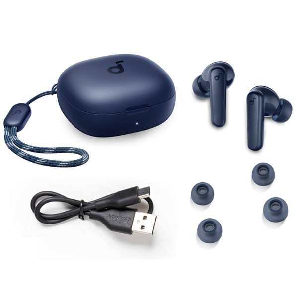 Фото - Навушники вкладиші бездротові TWS Anker SoundCore R50i Blue (A3949G31)