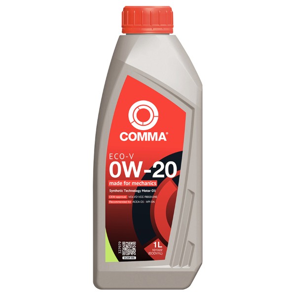 Фото - Олива для авто COMMA ECO-V 0W-20 1л (ECOV1L)