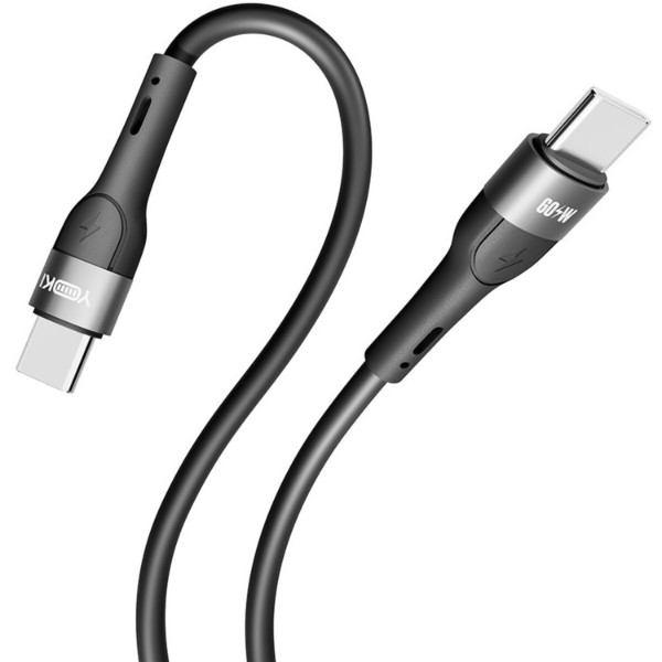 Фото - Кабель YOKI EXTRA Type-C to Type-C 60W 2m Black (YK-EX11)