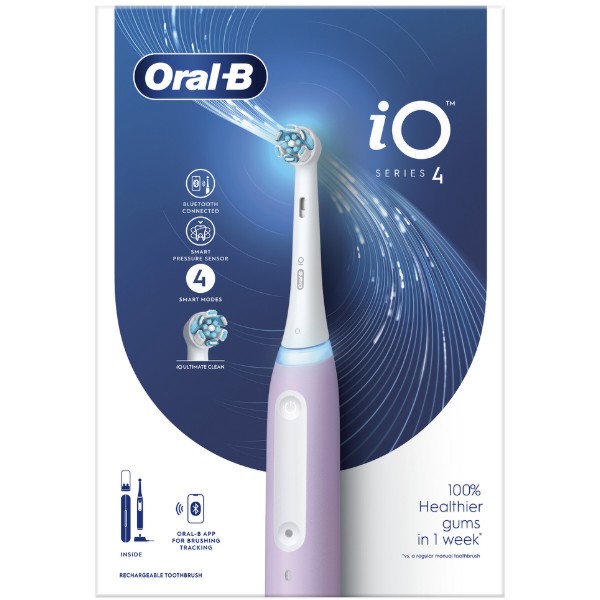 Фото - Зубна щітка електрична Oral-B Braun iO Серія 4 Лаванда (4210201437925)