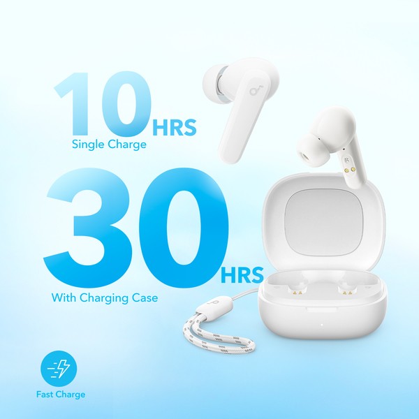 Фото - Наушники вкладыши беспроводные TWS Anker SoundCore R50i White (A3949G21)