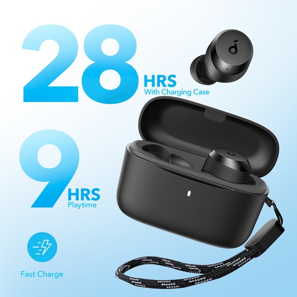 Фото - Навушники вкладиші бездротові TWS Anker SoundCore A25i Black (A3948G11)
