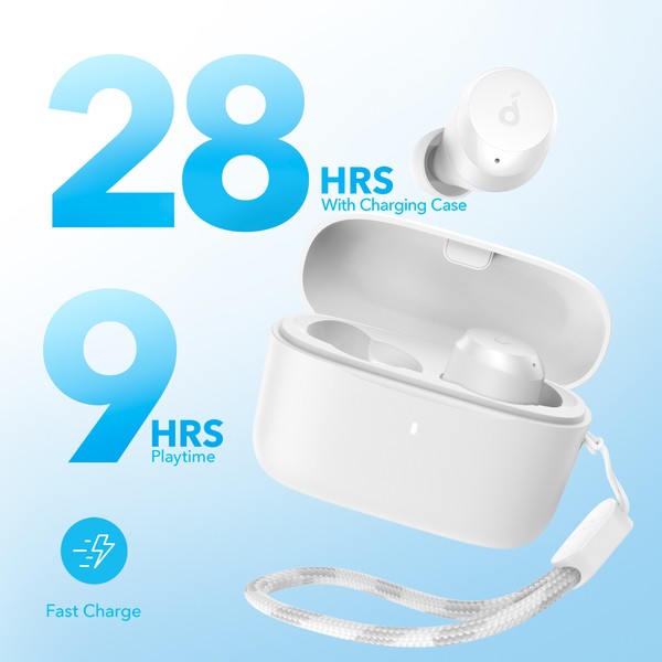 Фото - Навушники вкладиші бездротові TWS Anker SoundCore A25i White (A3948G21/A3948G22)