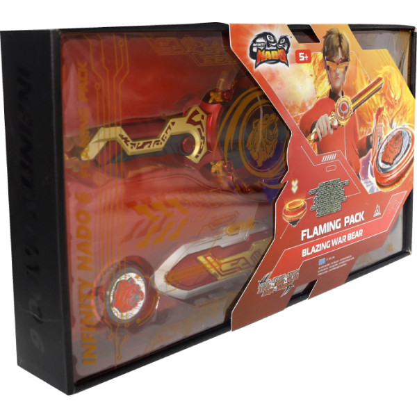 Фото - Дзига Auldey Infinity Nado VI Flaming Pack Blazing War Bear (EU654142)