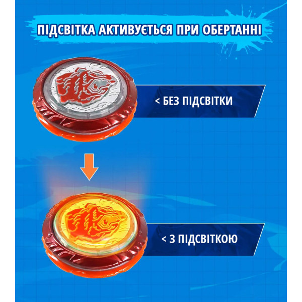 Фото - Дзига Auldey Infinity Nado VI Flaming Pack Blazing War Bear (EU654142)