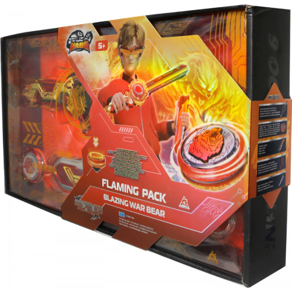 Фото - Дзига Auldey Infinity Nado VI Flaming Pack Blazing War Bear (EU654142)
