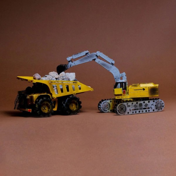 Фото - Металлический конструктор Metal Time Tireless Digger Экскаватор механический (MT043)