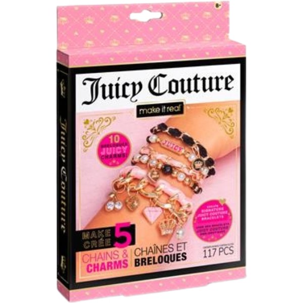 Фото - Набір для виготовлення прикрас Make it Real шарм-браслетів Juicy Couture Королівський шарм 117 ел. (MR4431)