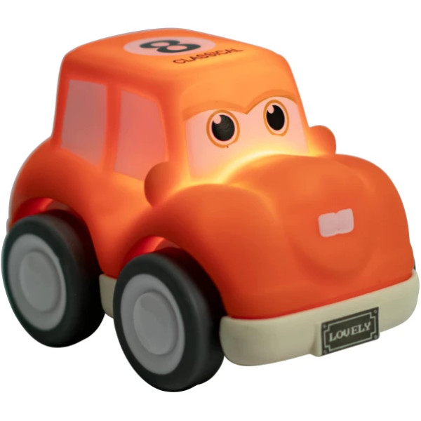 Фото - Базовий ігровий транспорт для малюка Baby Team Міні-транспорт (8604_помаранчева машинка)