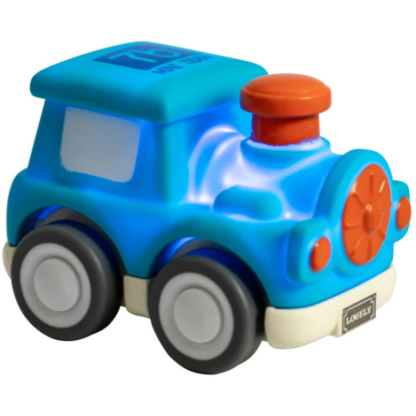 Фото - Базовий ігровий транспорт для малюка Baby Team Міні-транспорт (8604_синій паровозик)