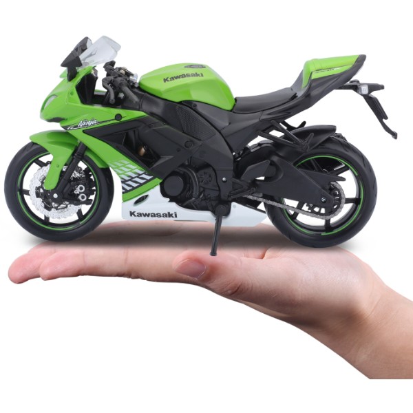 Фото - Коллекционная машинка 1:12 Maisto Kawasaki Ninja ZX-10R (31101-10011)