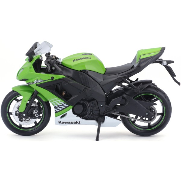 Фото - Коллекционная машинка 1:12 Maisto Kawasaki Ninja ZX-10R (31101-10011)