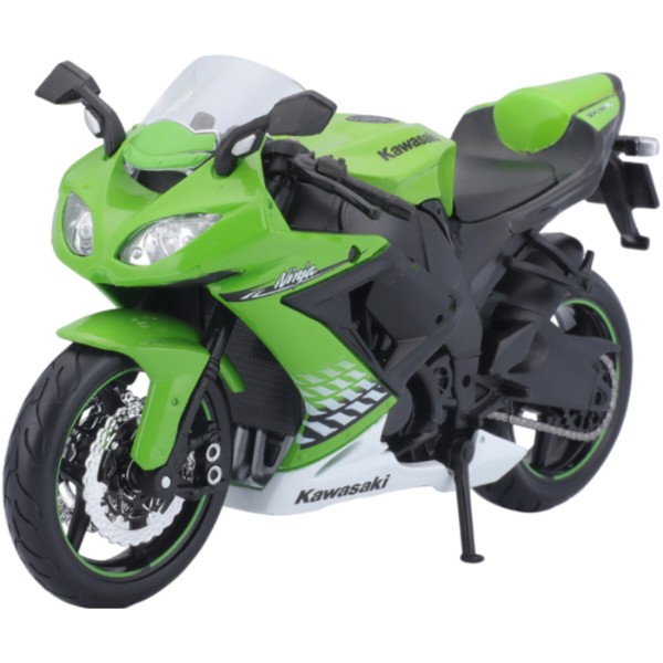 Фото - Коллекционная машинка 1:12 Maisto Kawasaki Ninja ZX-10R (31101-10011)
