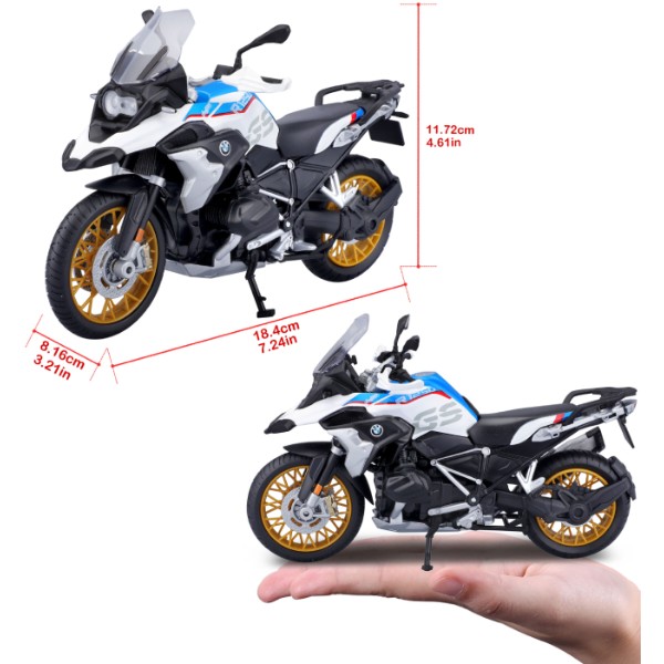 Фото - Колекційна машинка 1:12 Maisto BMW R1250GS (31101-20100)