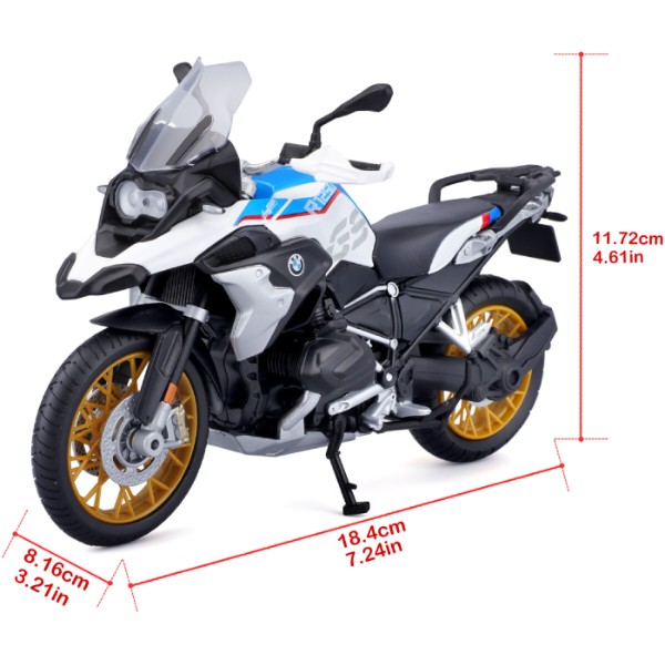Фото - Колекційна машинка 1:12 Maisto BMW R1250GS (31101-20100)