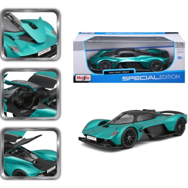 Фото - Колекційна машинка 1:18 Maisto Aston Martin Valkyrie (31465 Green)